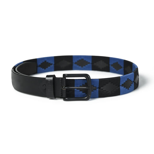 Handcrafted Black Polo Leather Belt front photo