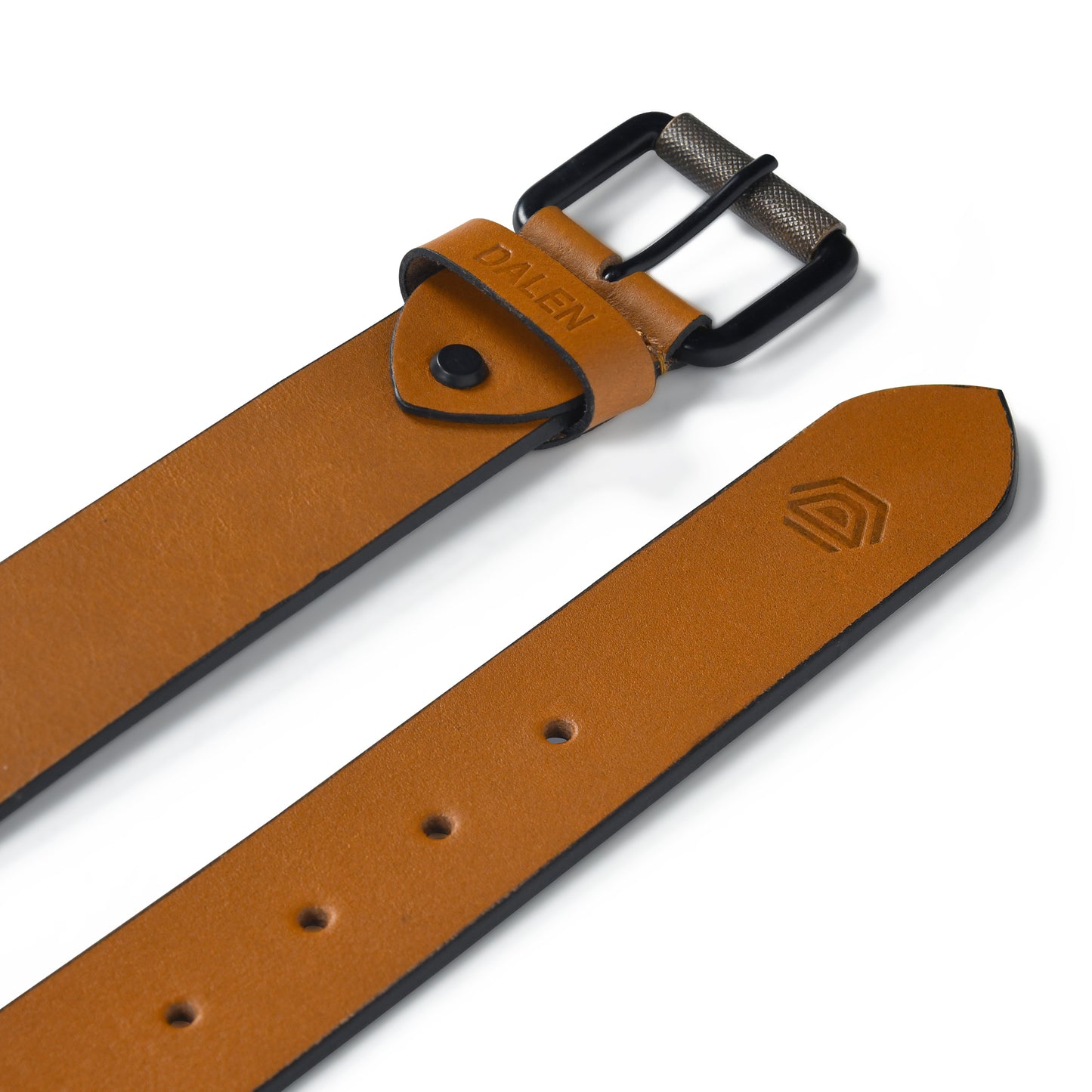 Handcrafted Tan Polo Leather Belt zoom