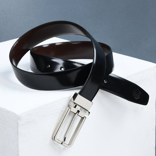 Metro Reversible Leather Belt by Dalen – Dual Design