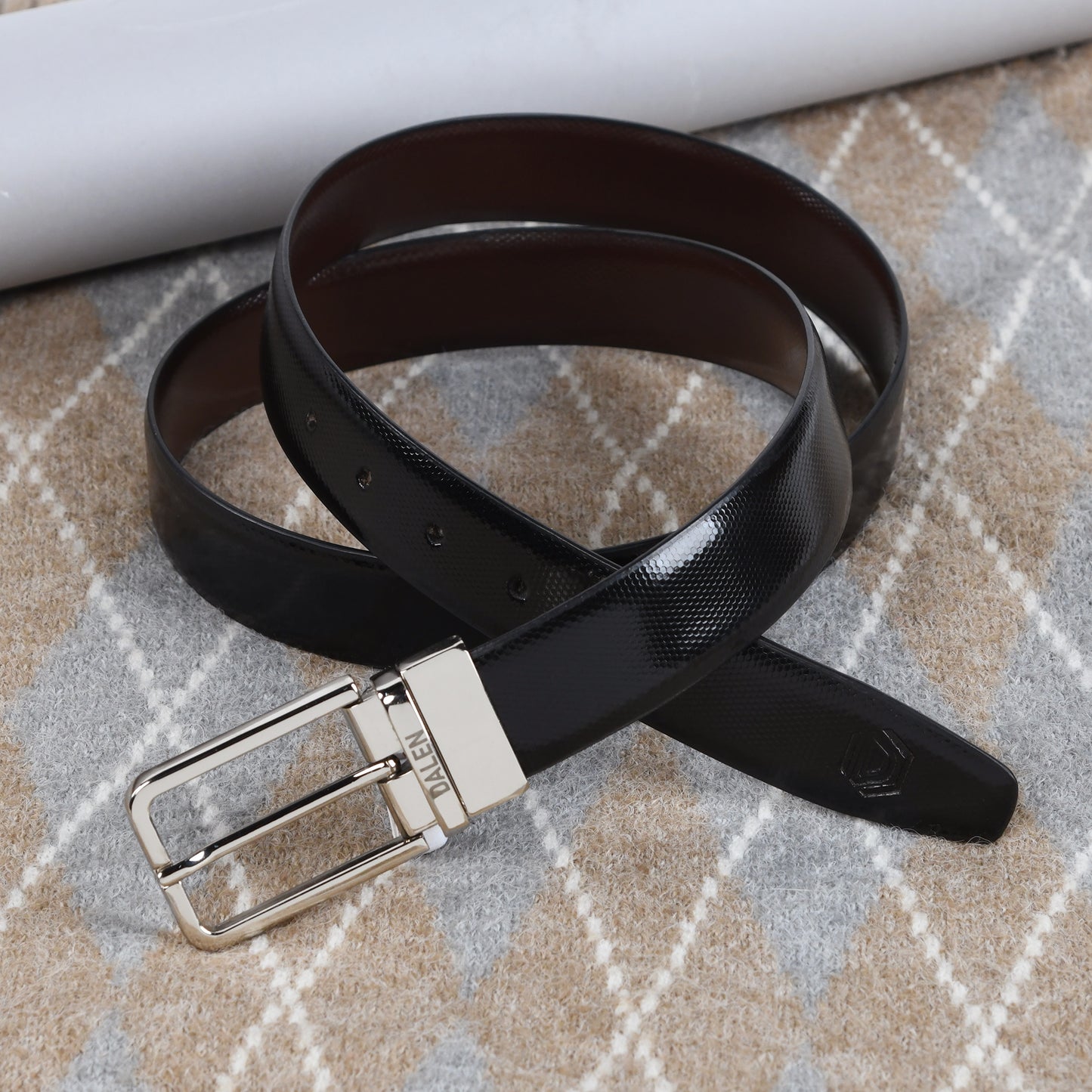 Bali Reversible Leather Belt by-Dalen