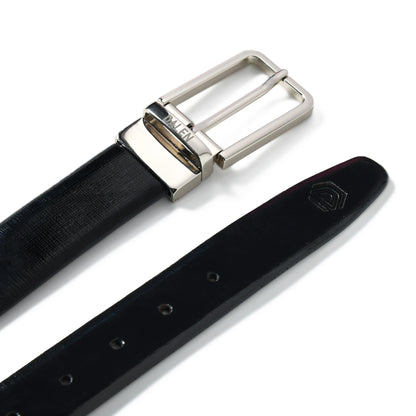 Cross Liner Reversible Leather Belt by-Dalen
