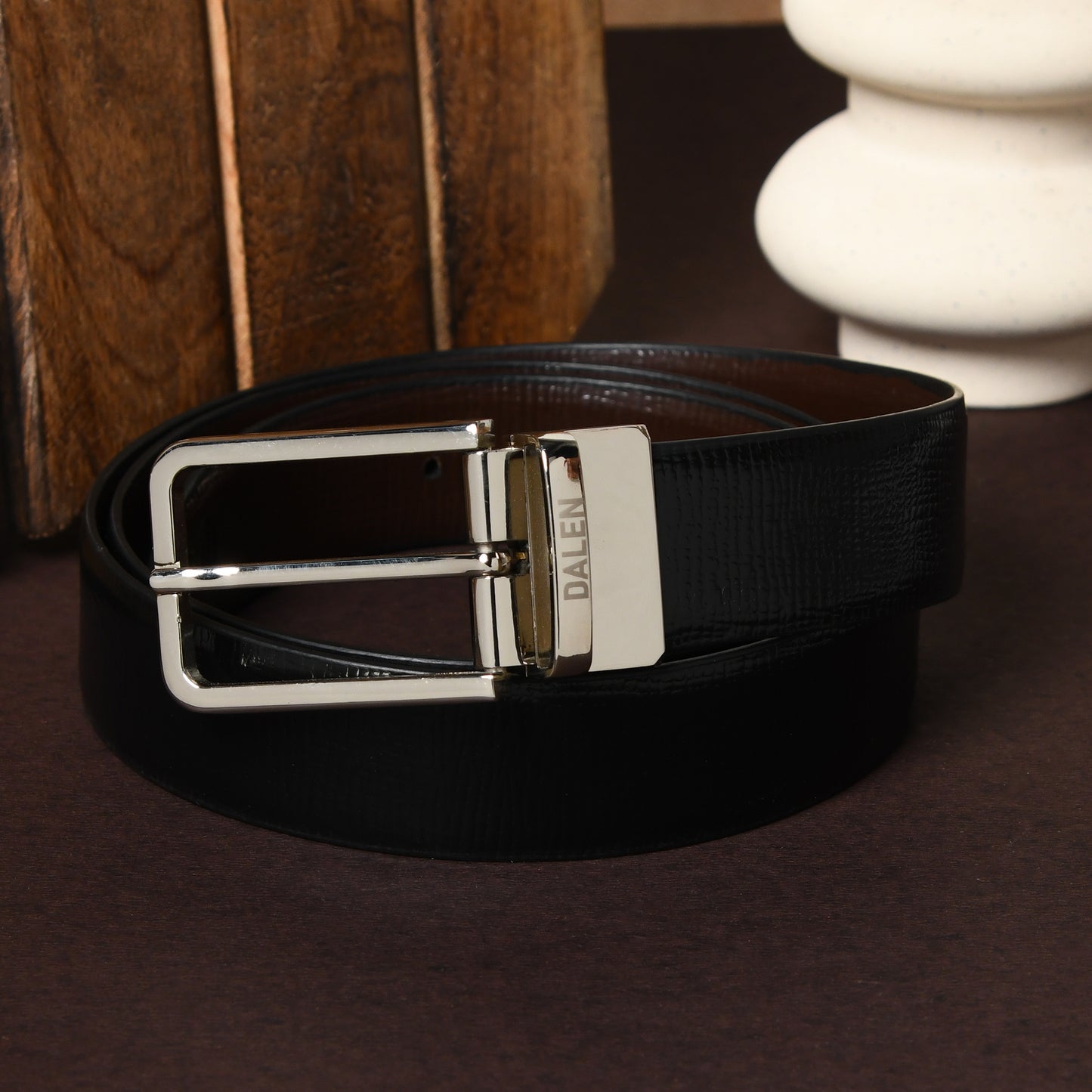 Crux Reversible Leather Belt by-Dalen