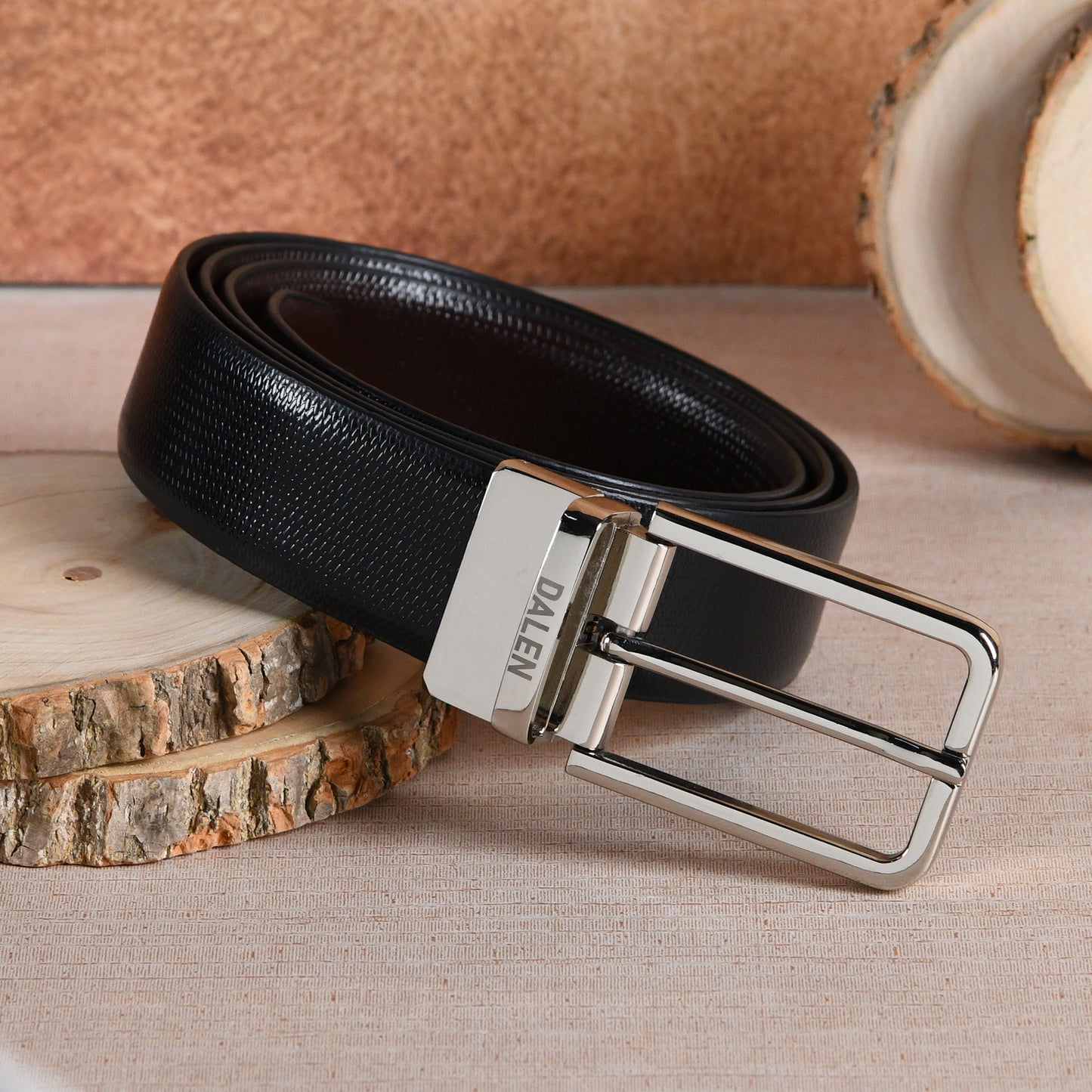 Honey Reversible Leather Belt by-Dalen
