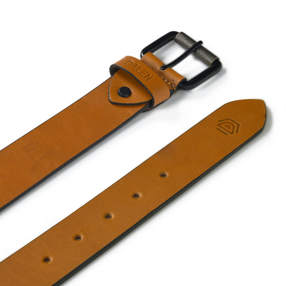 Handcrafted Tan Polo Leather Belt – Made in India zoom