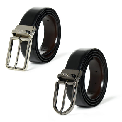 Metro Reversible Leather Belt by Dalen – Dual Design