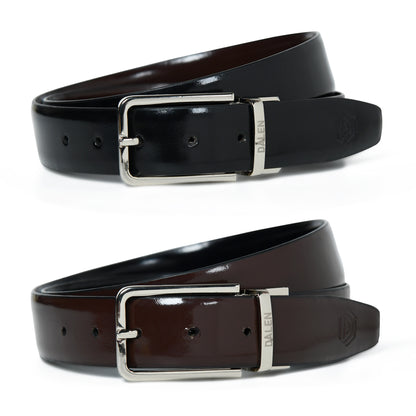 Metro Reversible Leather Belt by Dalen – Dual Design
