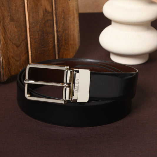 Metro Reversible Leather Belt by Dalen – Dual Design