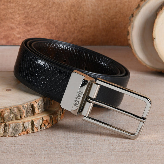 Panther Reversible Leather Belt by-Dalen