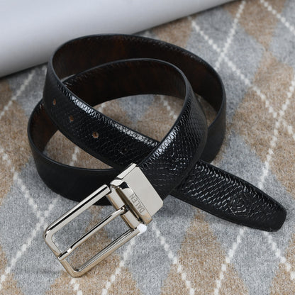 Panther Reversible Leather Belt by-Dalen