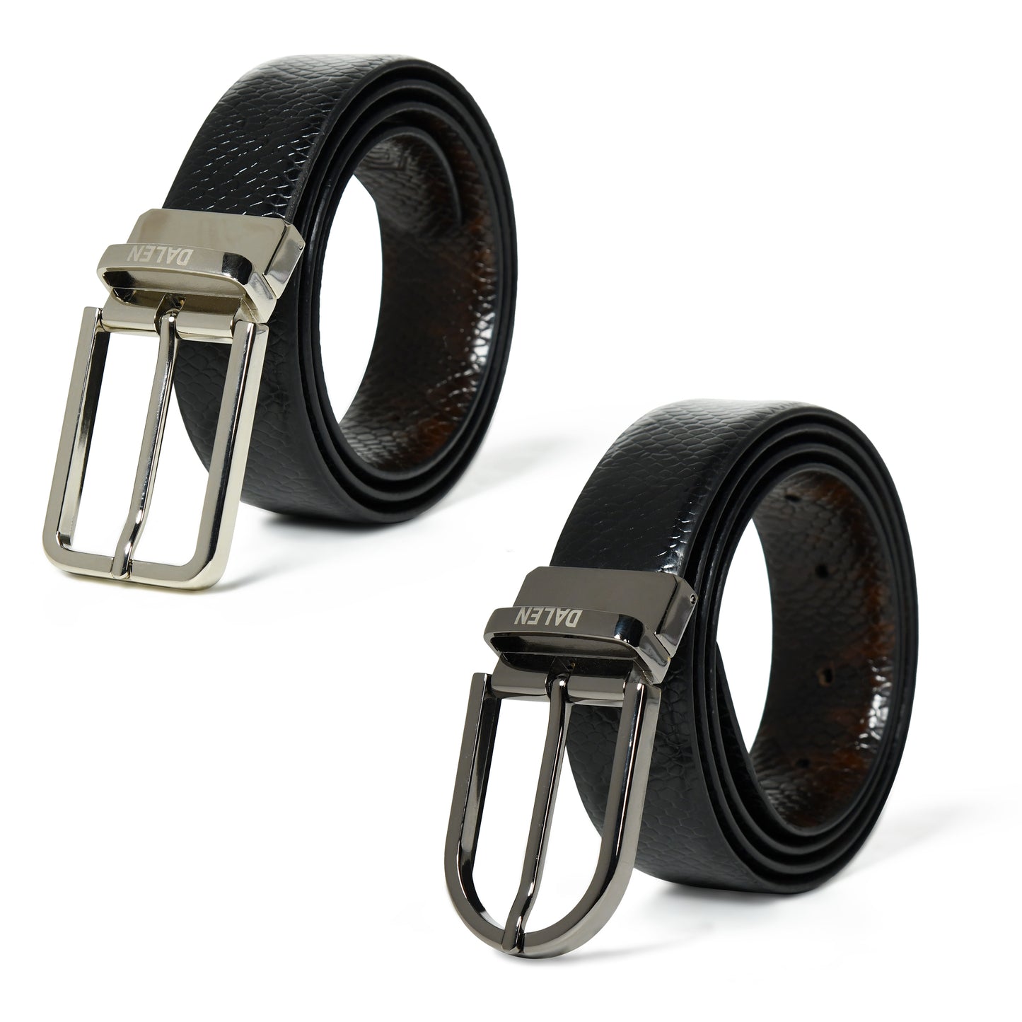 Panther Reversible Leather Belt by-Dalen