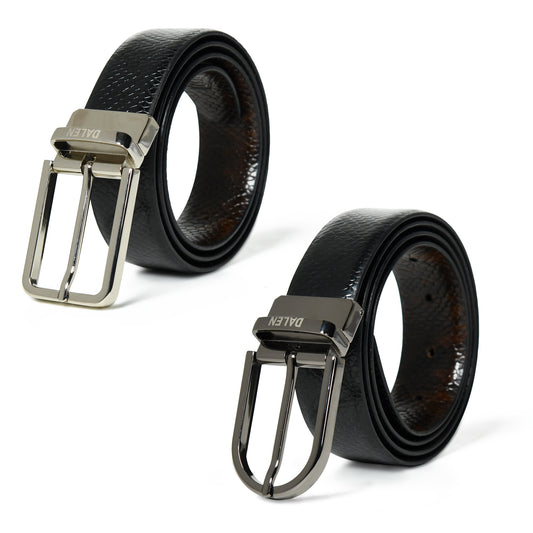 Panther Reversible Leather Belt by-Dalen